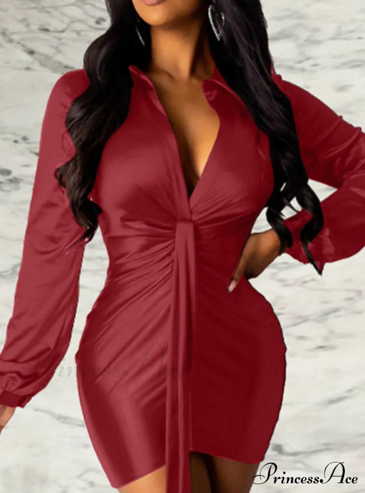 Casual Mini Dress For Women - Summer Collection Red / S Dresses