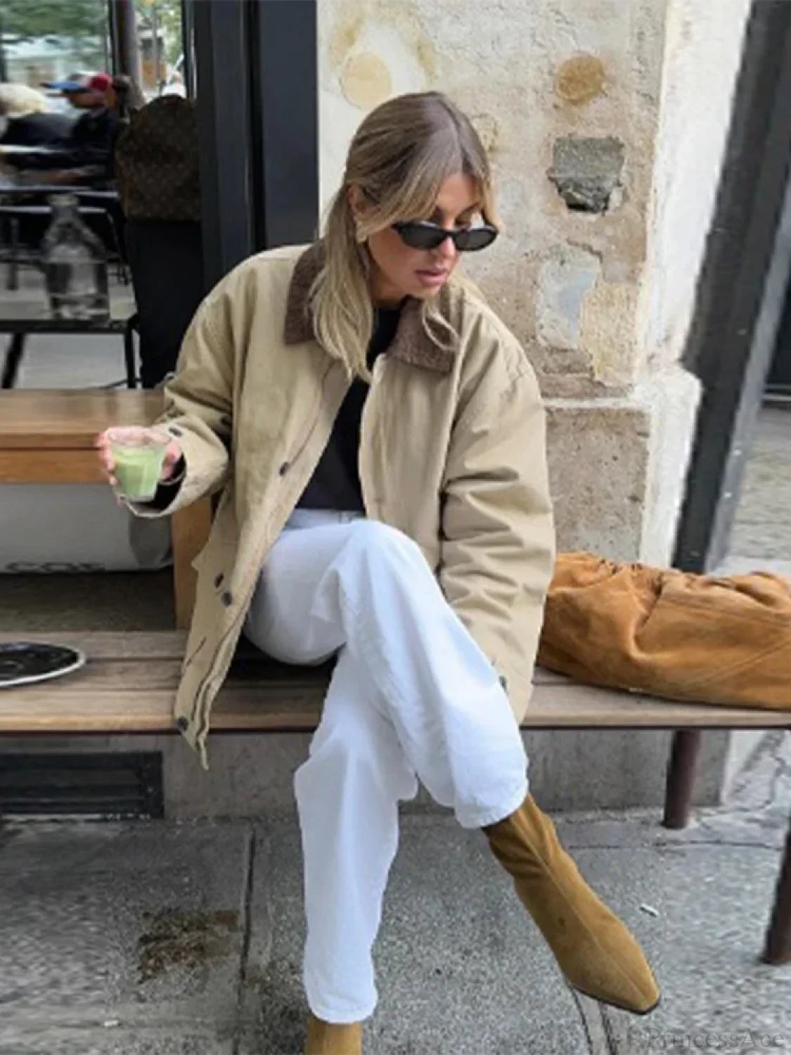 Casual Solid Bomber Jacket