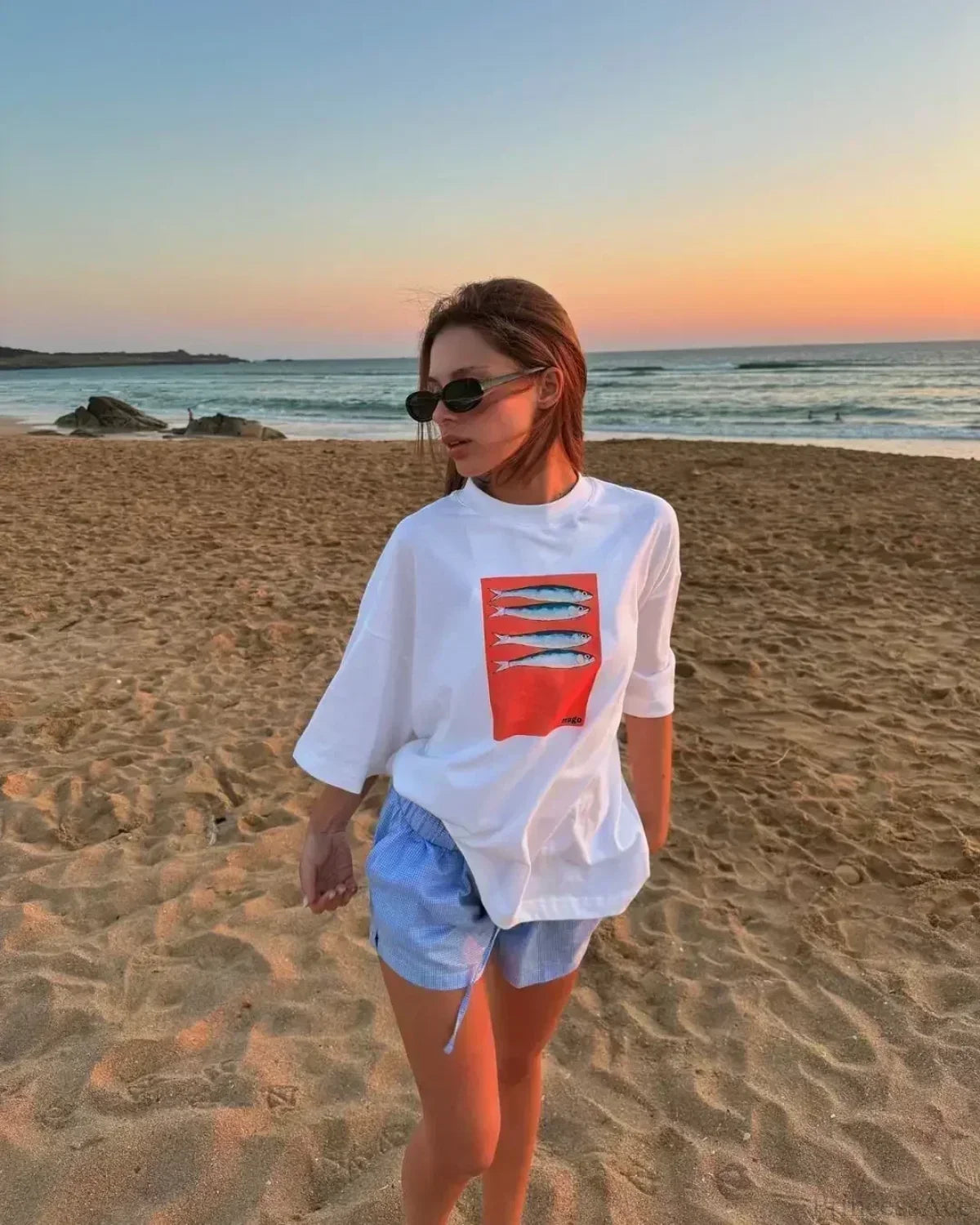 Casual Streetwear Gothic Long Sleeve T-shirt white6 / S t-shirt-250223