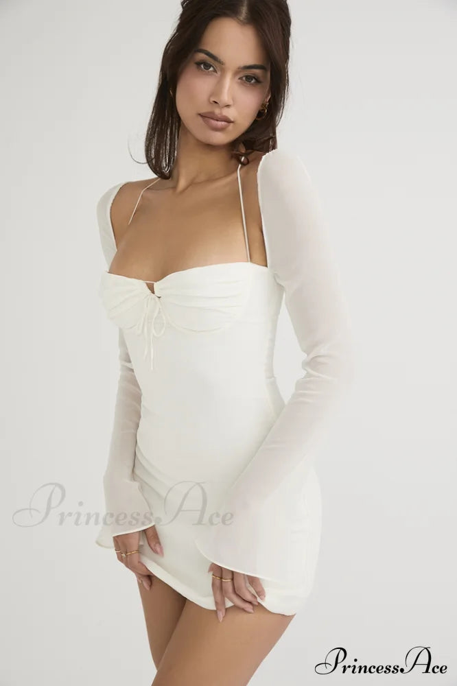 Chiffon Halter Mini Dress | Dress In Beauty