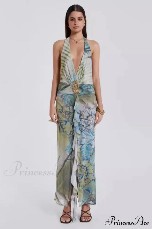 Cindy Plunge Maxi Dress | Dress In Beauty