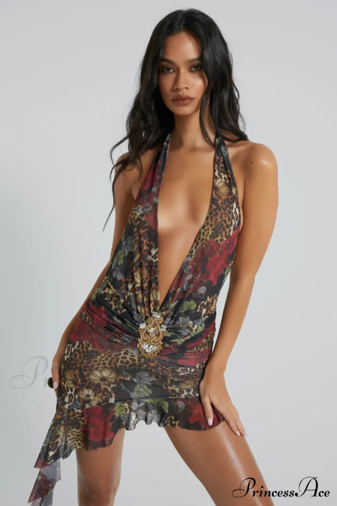 Cindy Plunge Mini Dress | Dress In Beauty