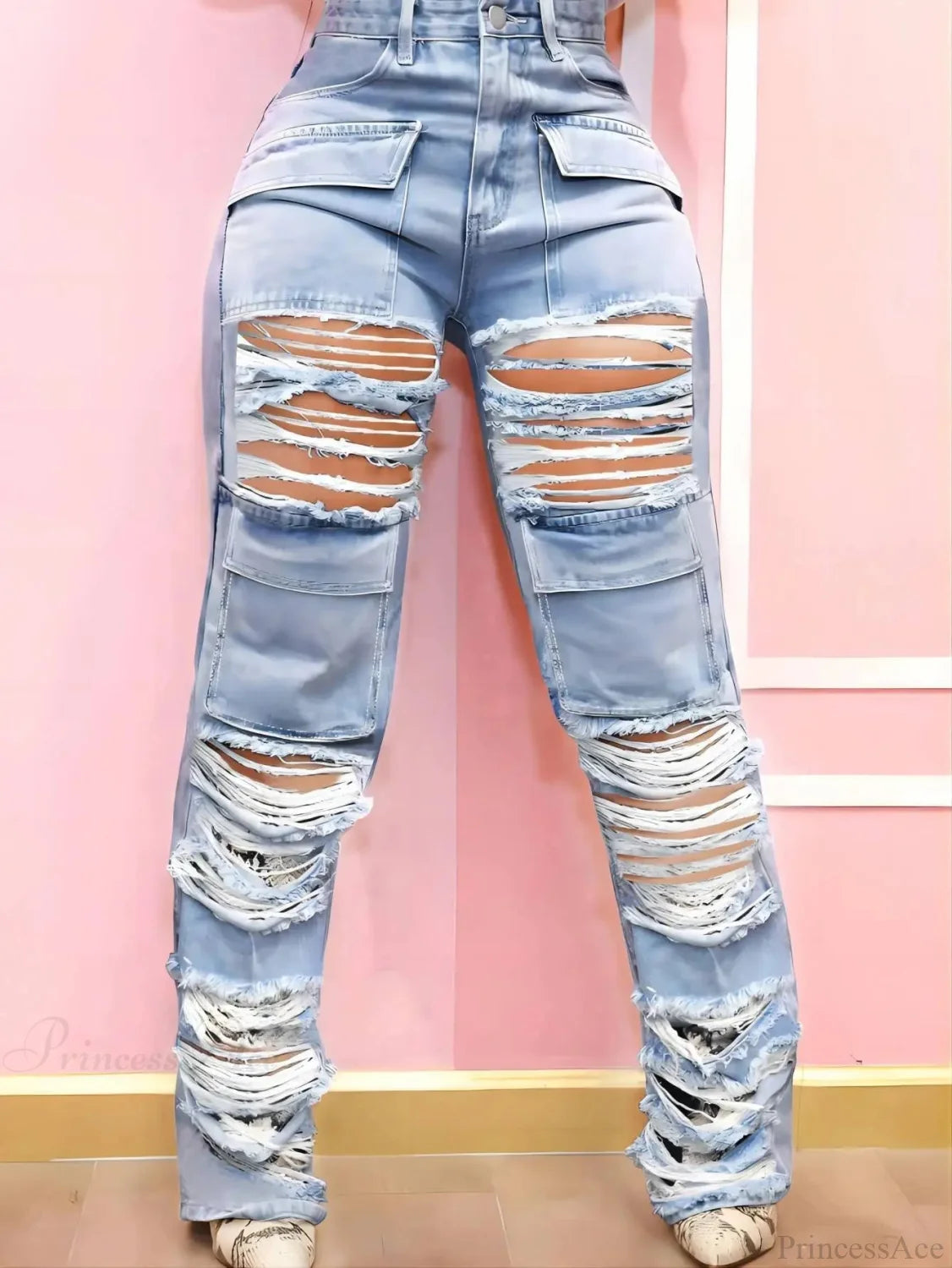 Cleansed Medieval Flap Pocket Trouser Blue / XS