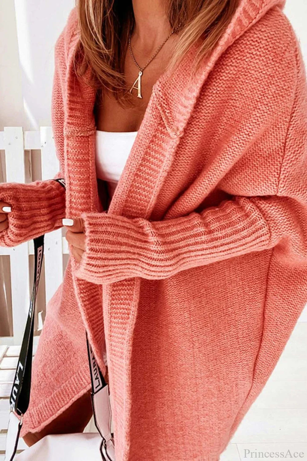 Hoodie Front Open Cardigan Orange / S Cardigans