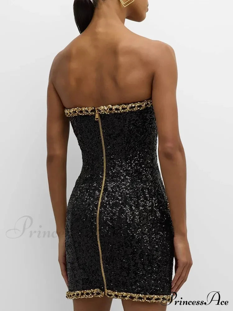 Constantina Elegant Mini Dress