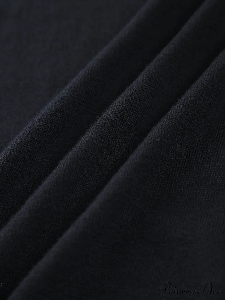 Contrast Trim Collar Trendy V-Neck Knit Sweater Vest Sweaters-L