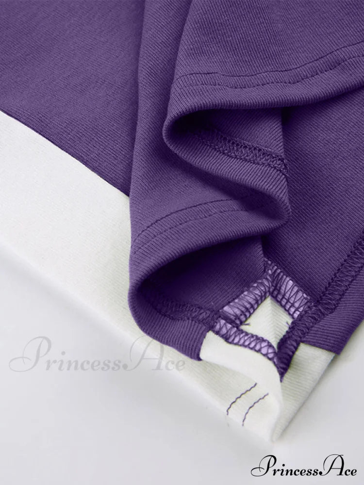 Contrast Trim Rib-Knit Trendy Crop Cami Top Tank Tops&Camis