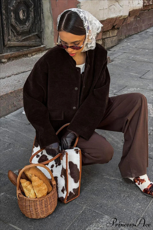 Corduroy Retro Jacket Coat