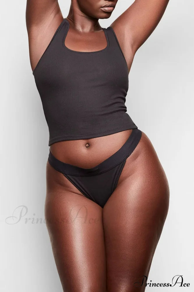 Cotton Elegant Rib Tank