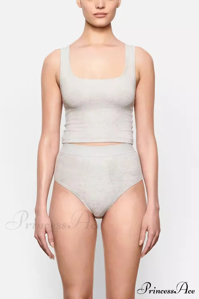 Cotton Elegant Rib Tank