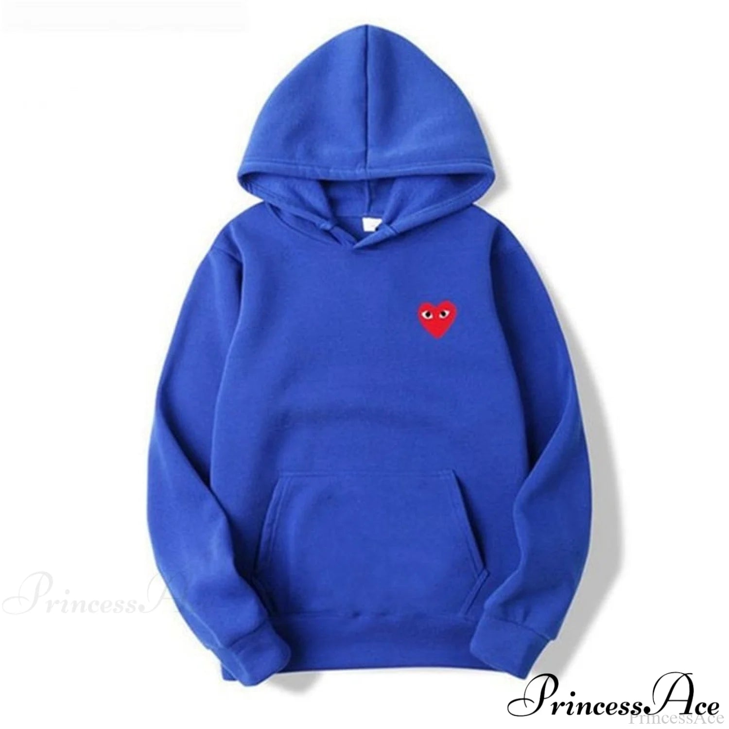 Cotton Heart-Eye Printed Fall/Winter Casual Hoodies K / S Sweatshirts & Hoodies-L