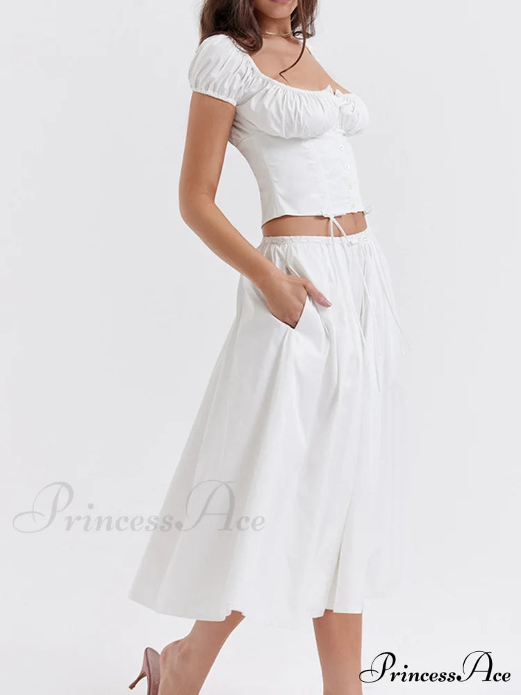 Cowgirl Aesthetics Drawstring Trendy Corset Crop Top Blouses