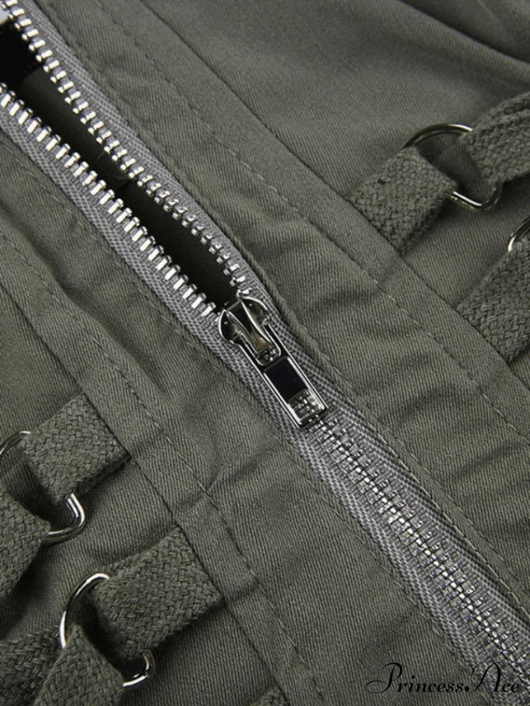 Criss Cross Hooded Trendy Cutout Black Maxi Dress Tops&Tees