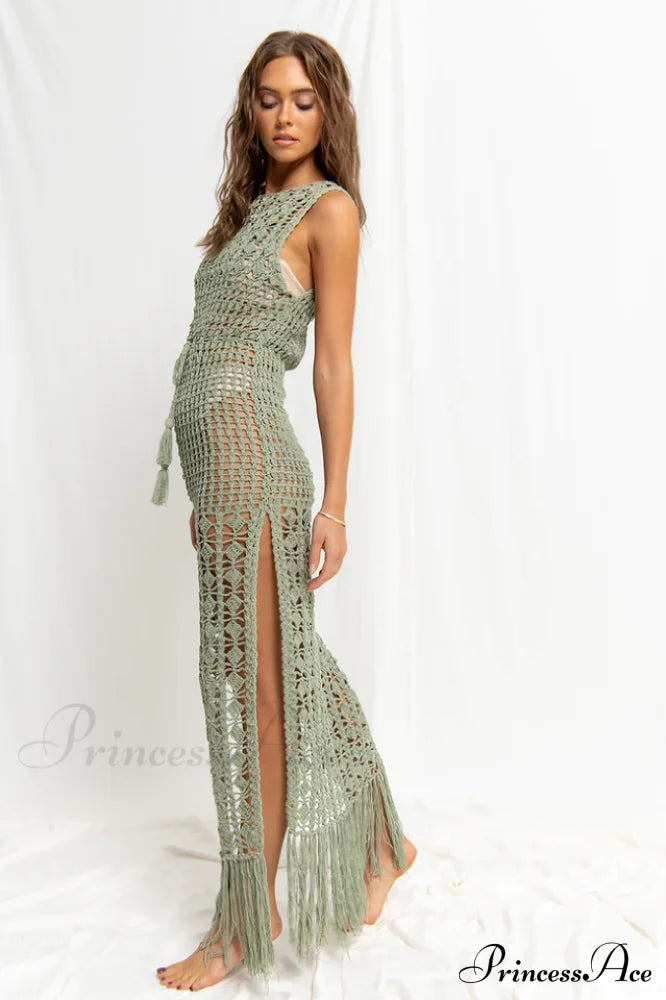 Crochet High Stylish Neck Cover Up