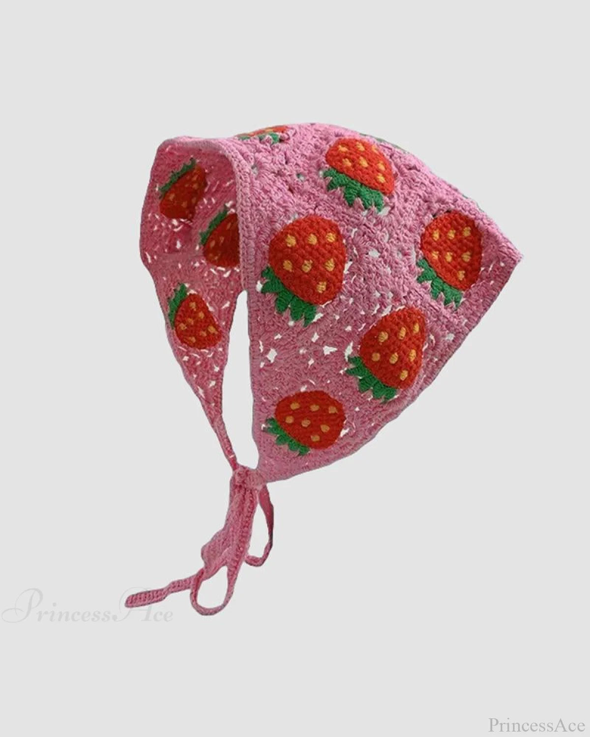 Crochet - Warm-Season Headscarf Plantation (Strawberry) Pink 01 / One Size Headwear