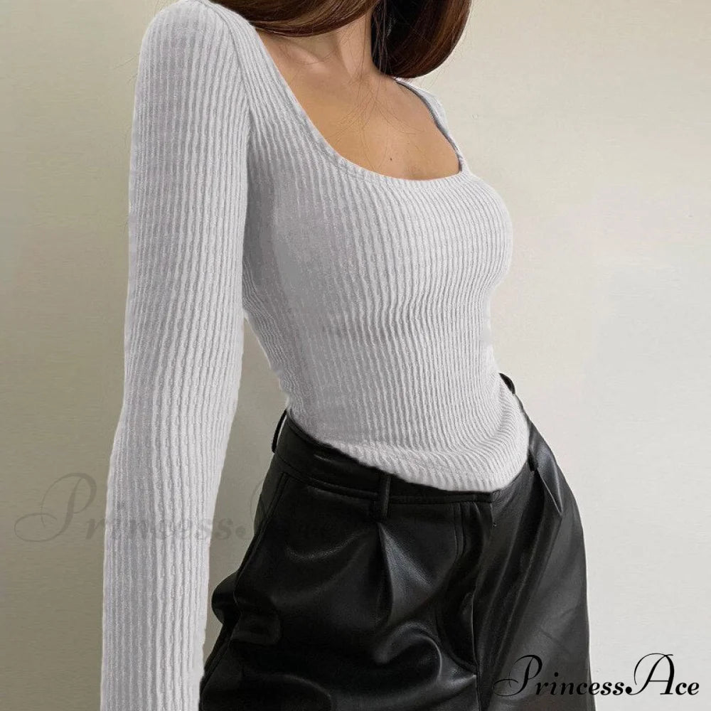 Crop Women’s - Long Top Arm Streetwear Red White / S