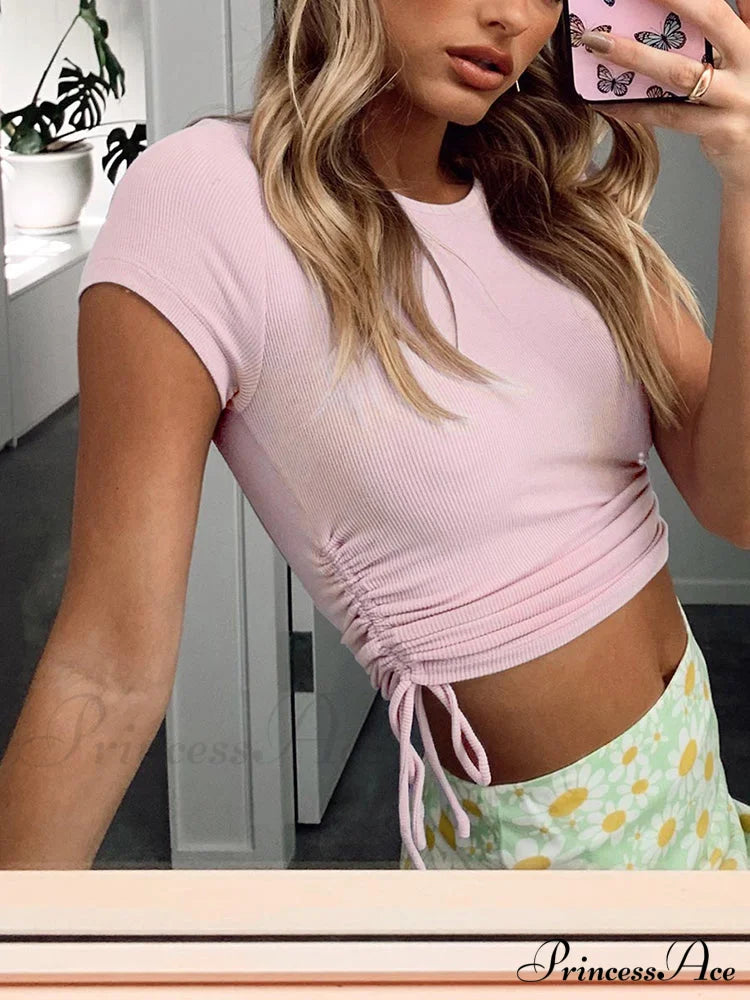 Cropped Charming Mini Skirts Tops