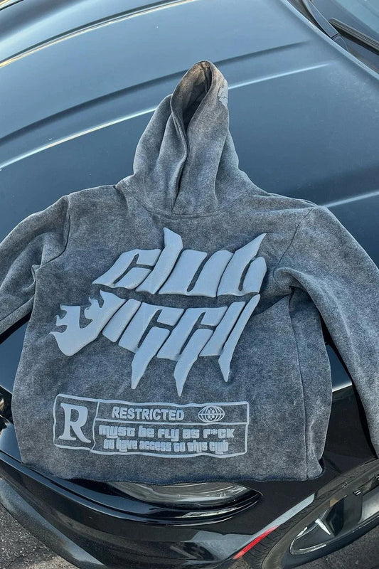 Oversize-Hoodie mit Grafikdruck 