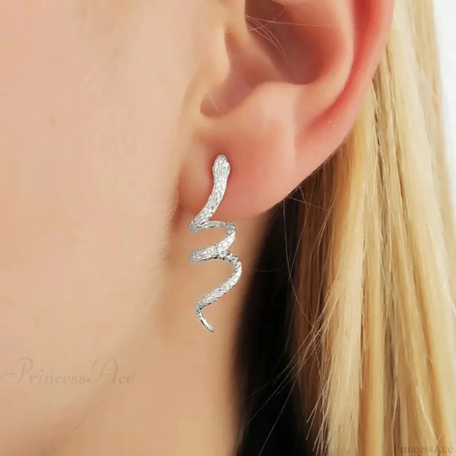 Dark Animal Serpent Clasp Character Earring color3