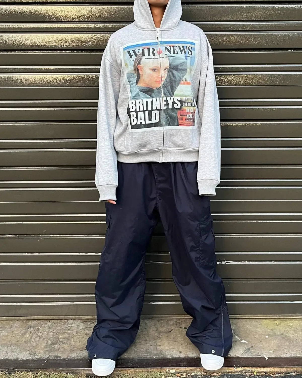 Dark Character Pictorial Zip Hoodie