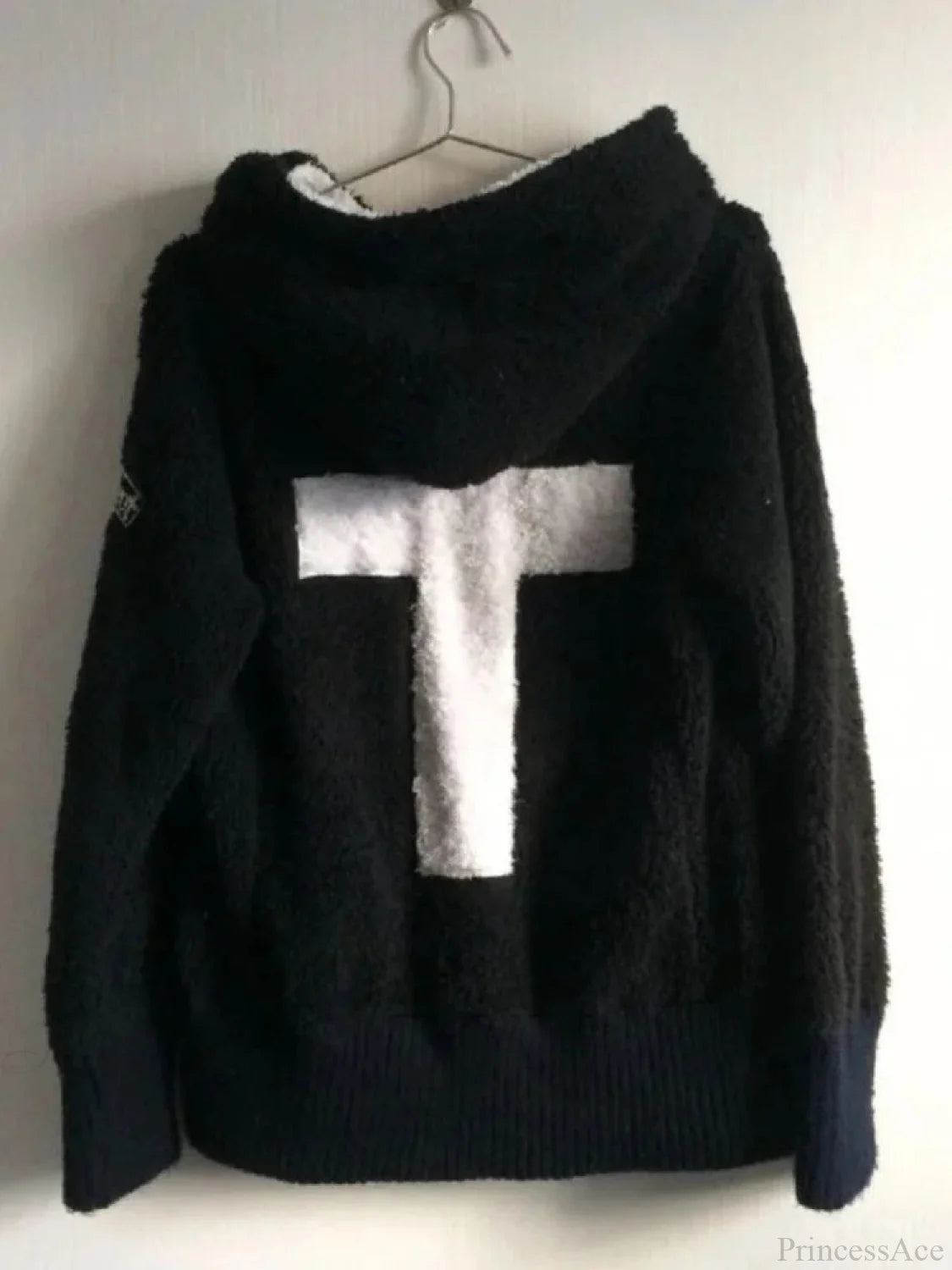 Dark Cross Skull Zipper Hoodie