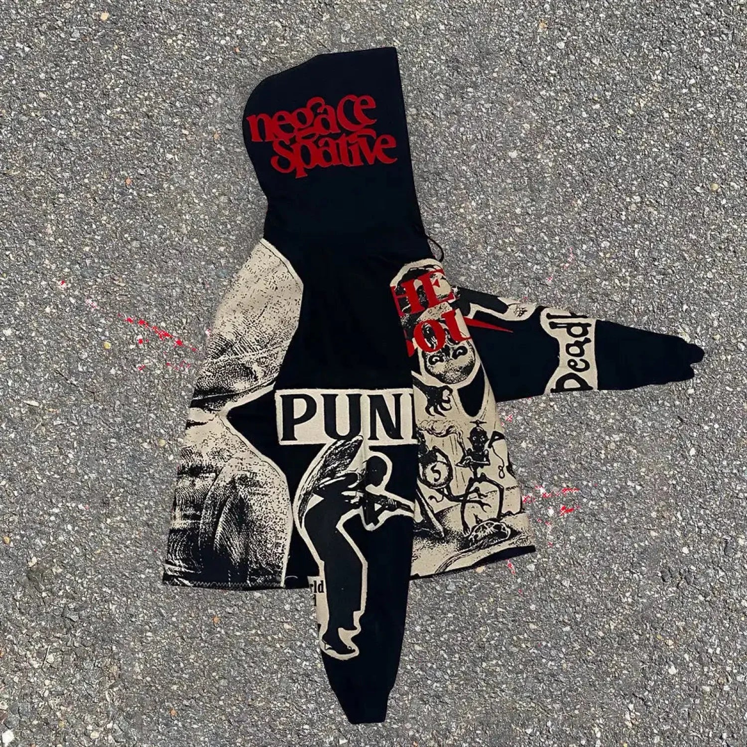 Dark Mummy Visual Pullover Hoodie