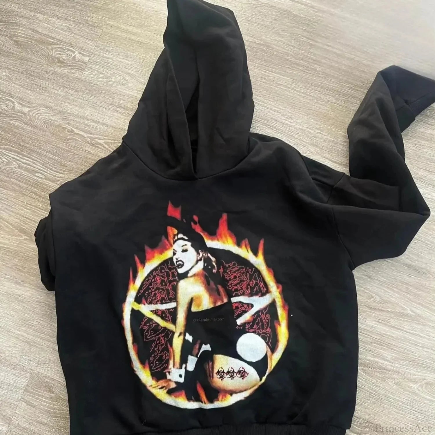 Dark Teeth Visual Pullover Hoodie BLACK / S