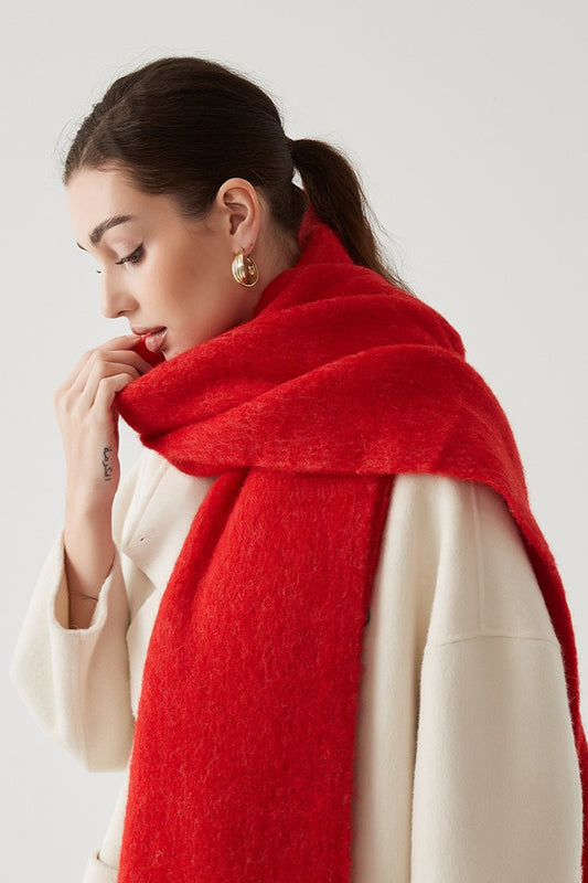 Wollmischschal in Rosa