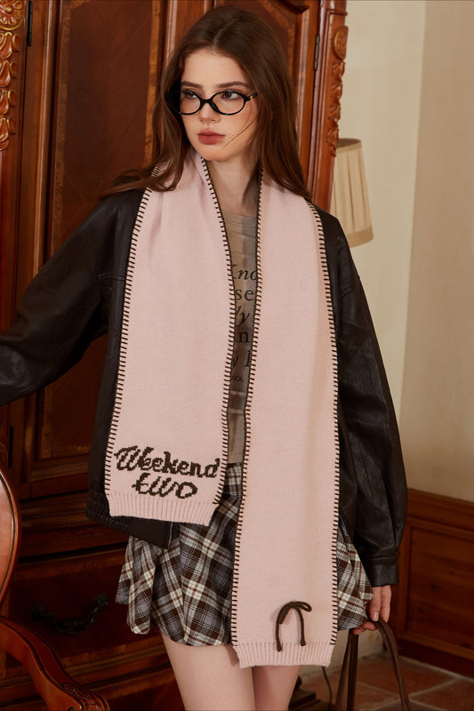 Schicker, vielseitiger, dicker und warmer koreanischer Schal