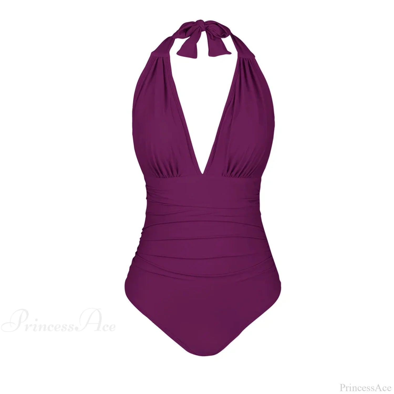 Deep V-neck Halter Backless One Piece Set color11 / XS