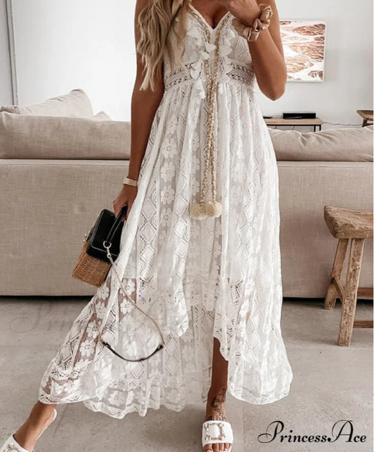 Besticktes Kleid „Seaside Breeze“