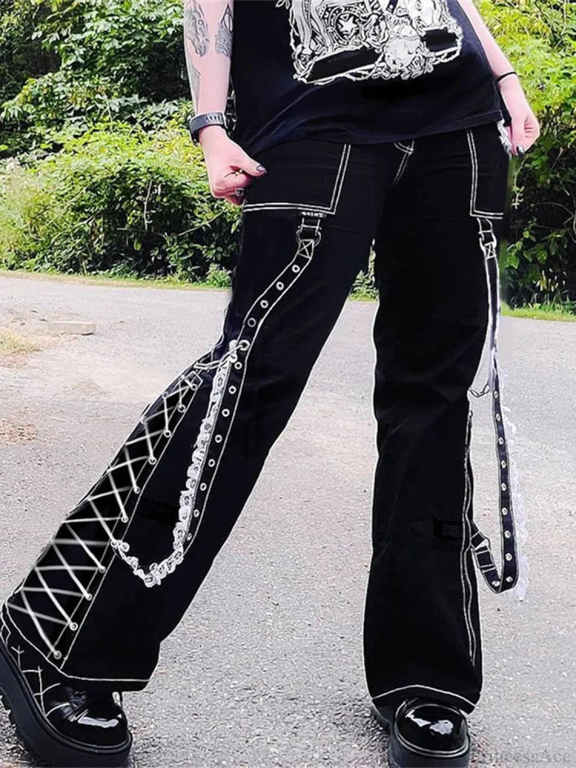 Dress Gothic Denim Rebel Pant