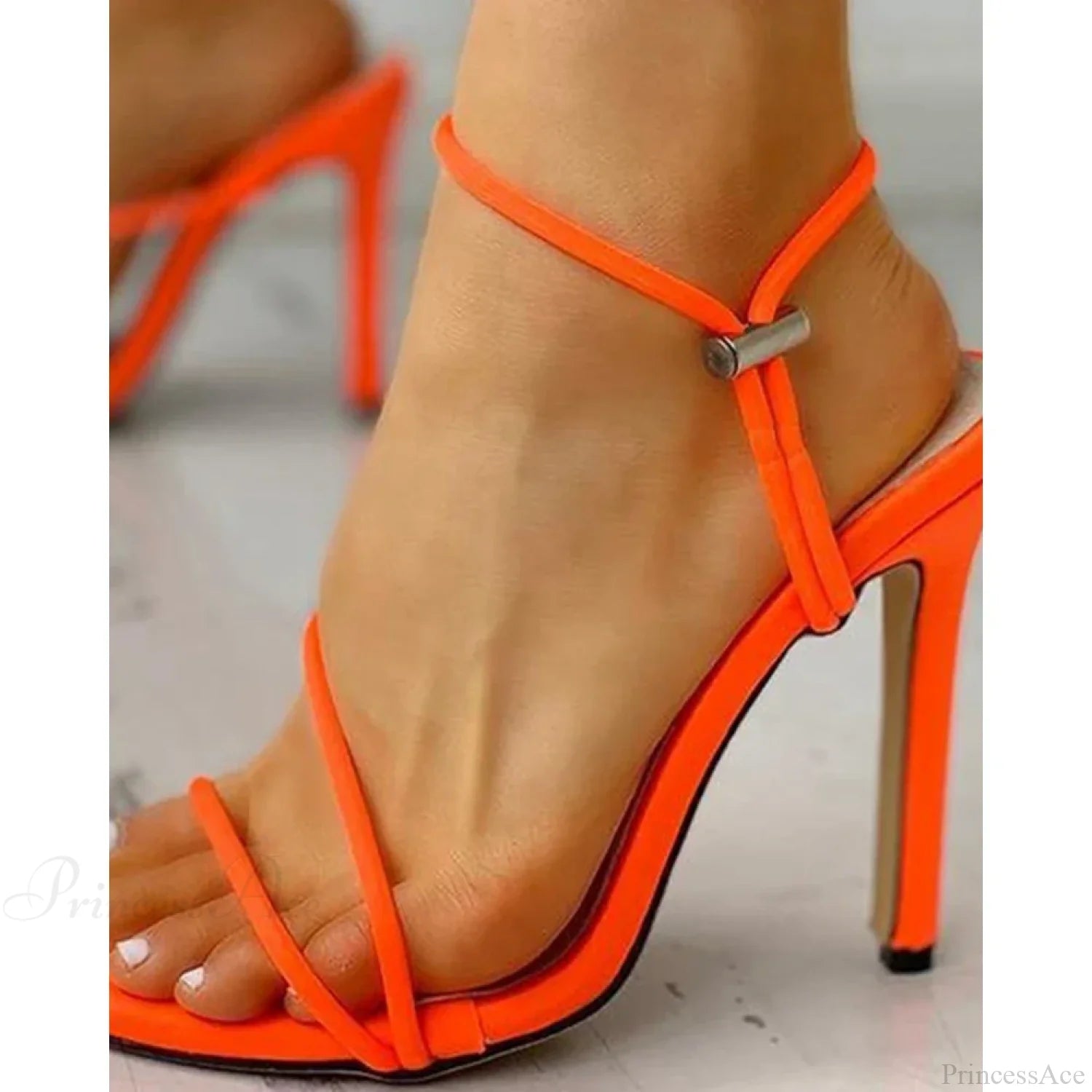 Elegant Cisscross Suede High Heeled Summer Sandals Sexy Femmefashion Thin Heel Party Shoes