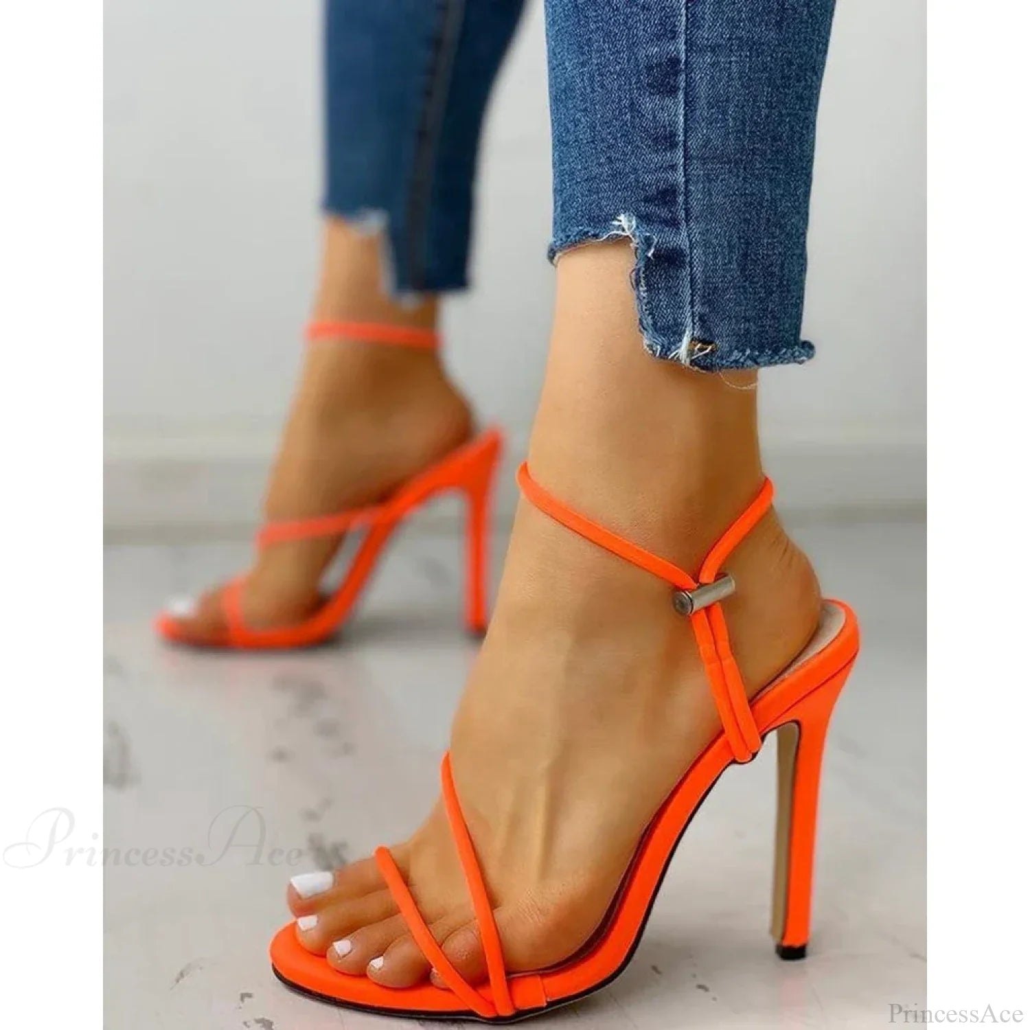 Elegant Cisscross Suede High Heeled Summer Sandals Sexy Femmefashion Thin Heel Party Shoes