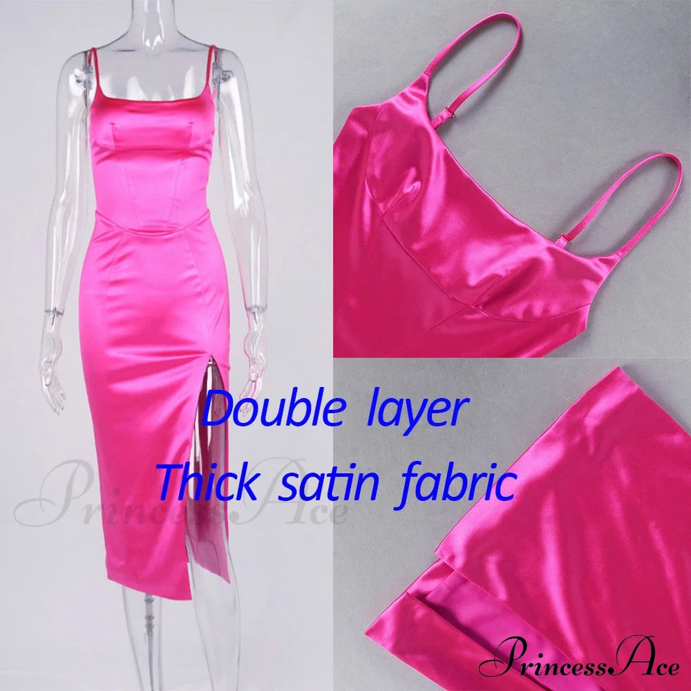 Eve Gown Dress New Women Warm-Season Midi Satin Elegant Black For Party White Night Evening - Years