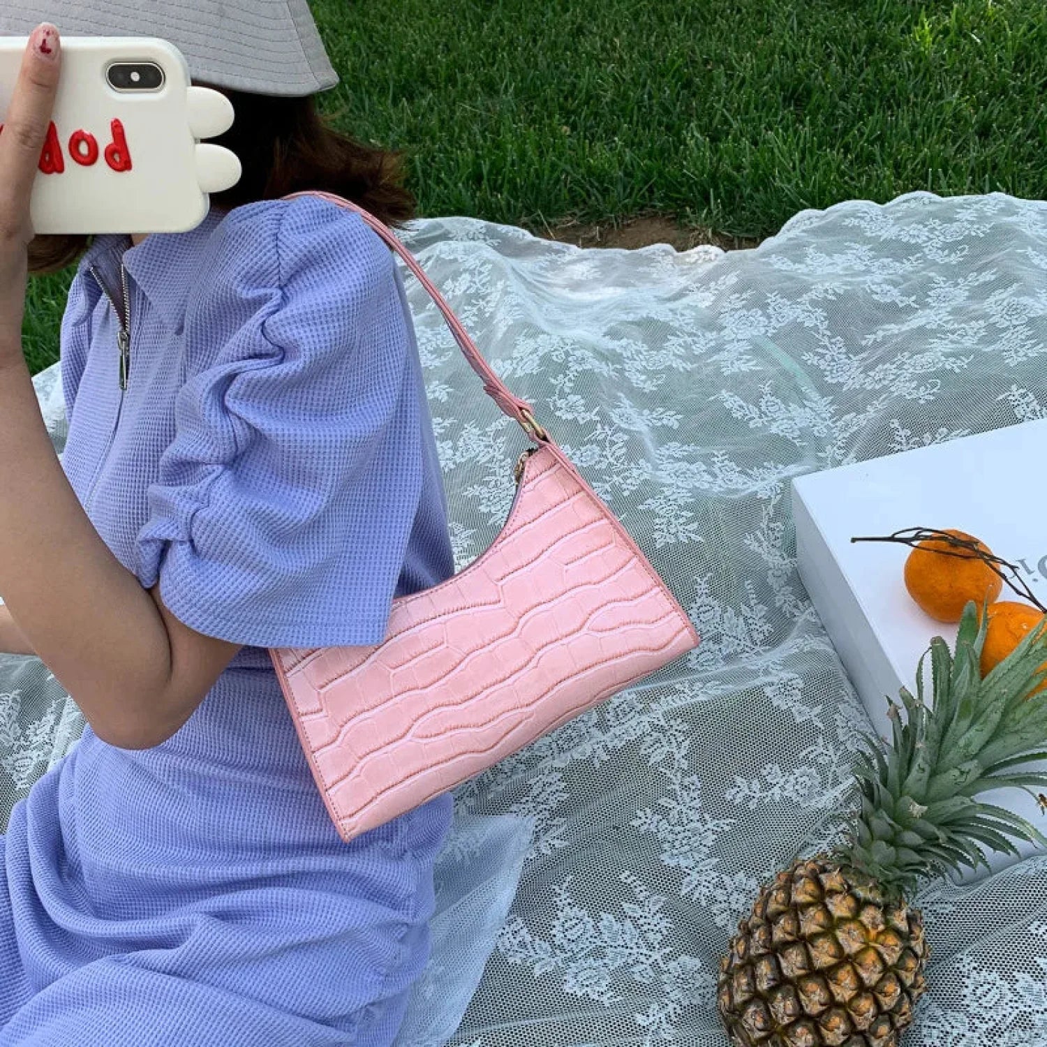 Exquisite Retro Leather Shopping Shoulder Bag shoulder-250126