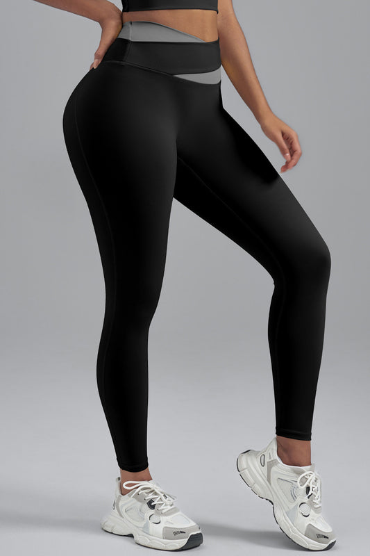 Yoga-Leggings mit hohem Bund und formender Wirkung