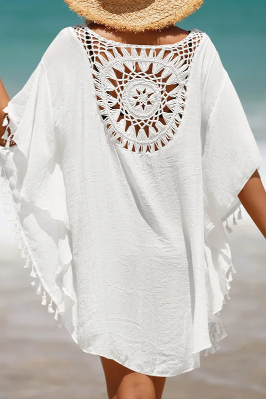 Crochet Cover Up Boho Dress