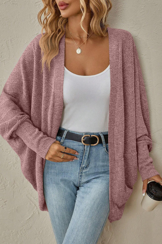 Neue einfarbige Midi-Strickjacke für Herbst/Winter – Neue Modelle