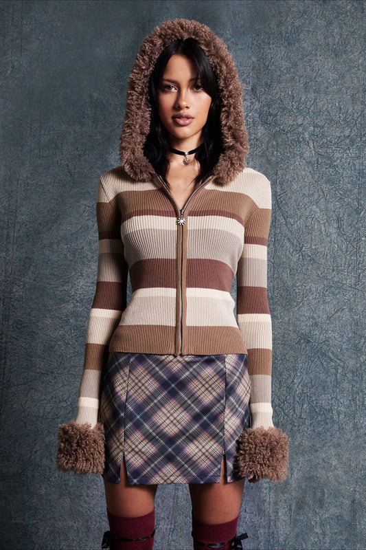 Vintage Fleece Kapuzenpullover