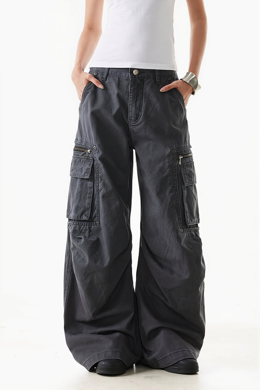 Multi Pocket Relaxed Cargo Pants