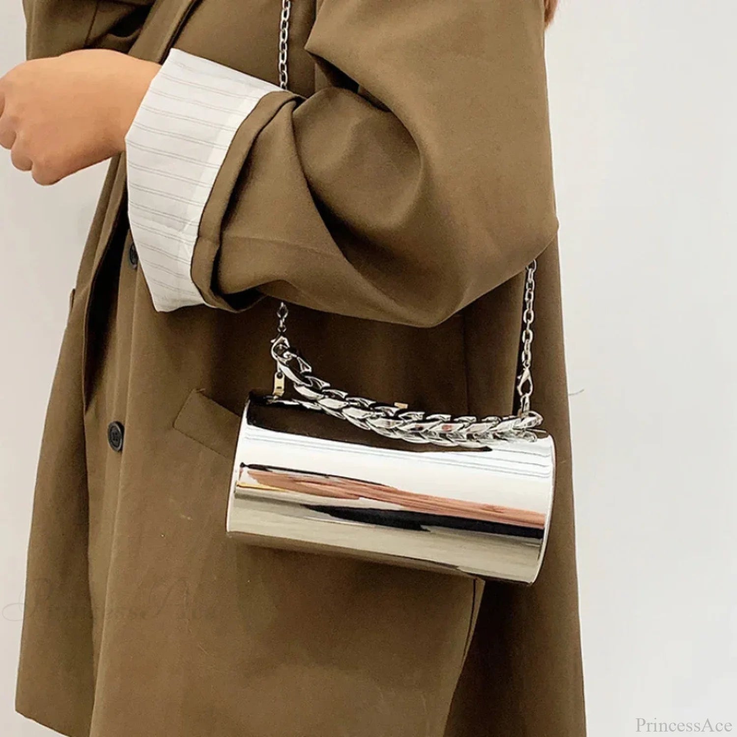 Fashion Cylinder Mini Evening Crossbody Handbag handbag-250126