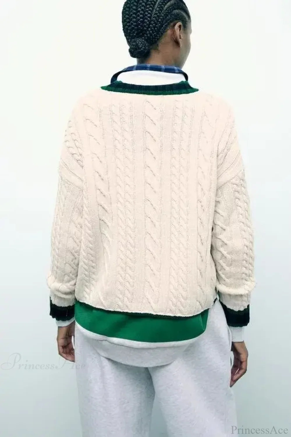 Fashion Eight Leg V-neck Cardigan