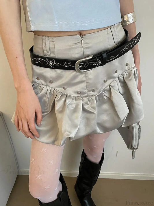 Fastener Y2K Medieval Belt Black / 105CM