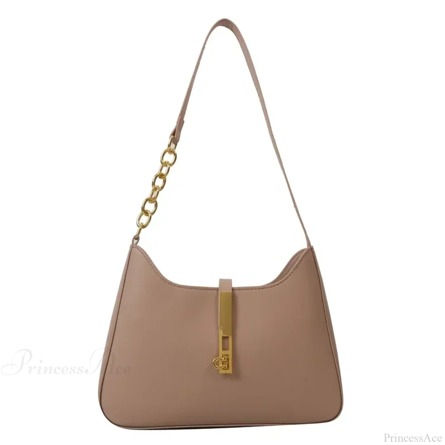 Faux Suede Vintage Commuter Shoulder Bag Khaki / 26.5x6x15.5cm shoulder-250126