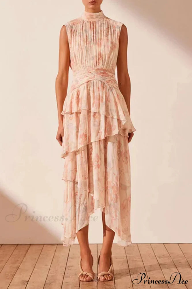 Faye Sleeveless Ruched Midi Dress | Dress In Beauty