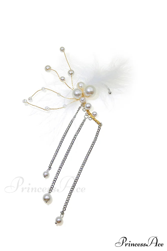 Feather Elegant Tassel Earrings