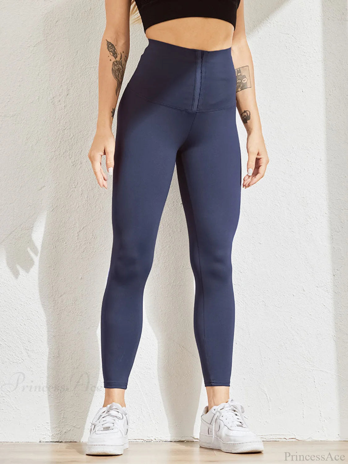 Fitness High Waist Leggings Navy / S