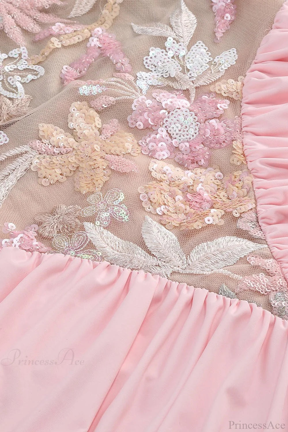 Fitted Embroidered Halter Sleeveless Wedding Dress