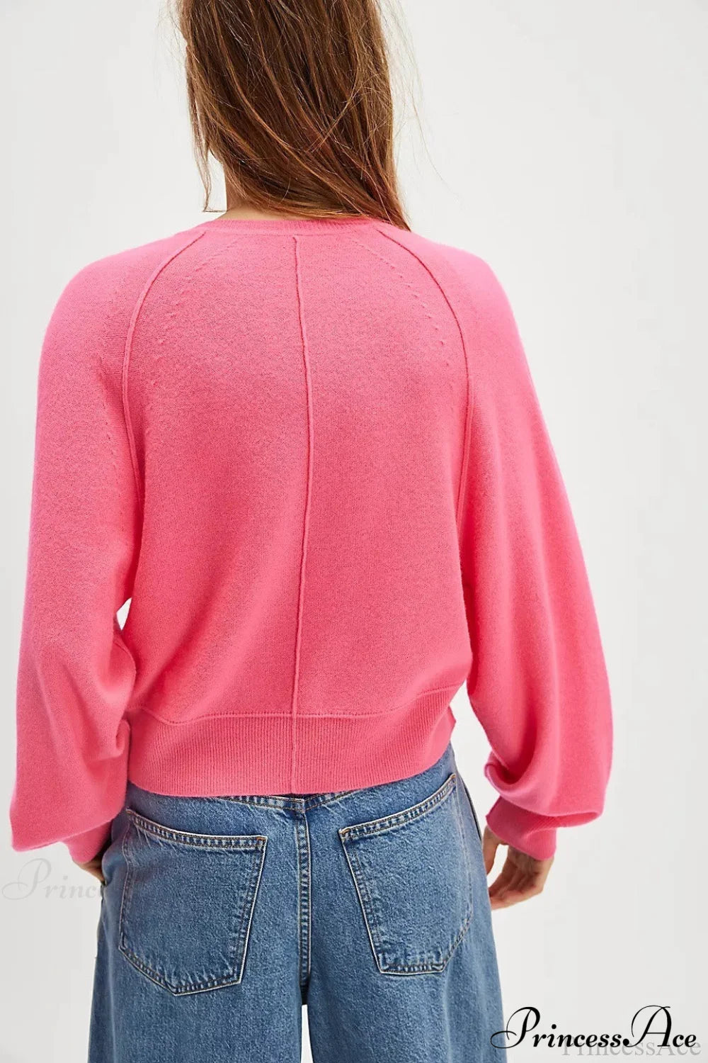 French Vintage Loose Long-Sleeve Knit Top